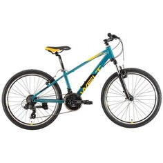Подростковый горный (MTB) велосипед Welt Peak 24 V (2021) синий (требует финальной сборки)