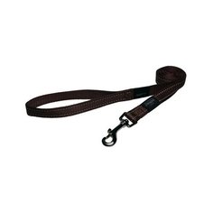 Rogz поводок серия utility, размер m, ширина 1,6 см, длина 1,4м, шоколадный (fixed lead) hl11j, 0,070 кг