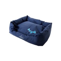 Rogz лежак с бортиком и двусторонней подушкой малый серия spice, морской (56x35x22см) (spice pod sm navy zen) ppscd, 1,800 кг