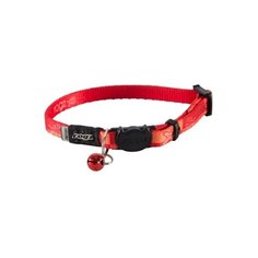 Rogz ошейник с застежкой для кошек kiddycat рыбное танго, ширина 1,1см, размер 20-31см (safeloc buckle collar) cb07d, 0,010 кг (2 шт)