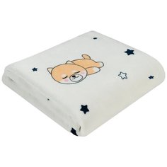 Плед Guten Morgen Dogs, 150 х 200 см, белый/собачки