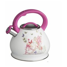 Чайник со свистком катунь KT 132 "Бабочки", 2,5л Katun