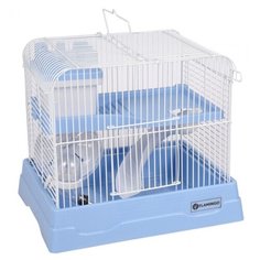 Flamingo клетка д/хомяков dinky, 30*23*26 см, голубая