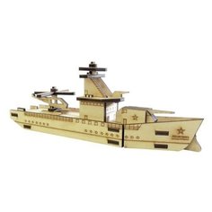 Cборная модель AltairToys Военный корабль, в коробке СДМ-34К