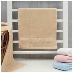 Полотенце махровое Этель "Classic" цв.бежевый, 35*75 см, 400 гр/м2, 100% хлопок 6776552