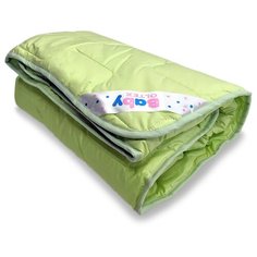 Одеяло детское OL-TEX Baby 110 х 140 зеленое / Облегченное детское одеяло OL-TEX Baby с бамбуковым наполнителем Oltex