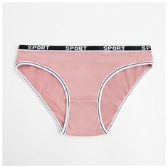 Collorista Трусы слипы средней посадки, размер 42-44, пудра