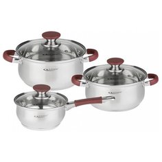 Набор посуды Катунь Берта KT15-B серебристый Katun