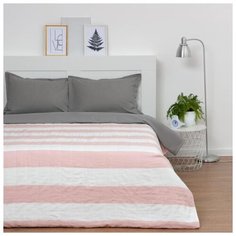 Покрывало Этель хлопковое "Полоса розовая", 150*200 см