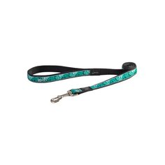 Rogz поводок серия fancy dress, размер xl, ширина 2,5 см, длина 1,2 м, мятное настроение (fixed lead) hl02cm, 0,118 кг