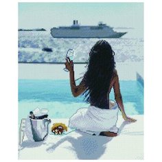 Алмазная мозаика Paintboy Новая Ассоль 40х50 см