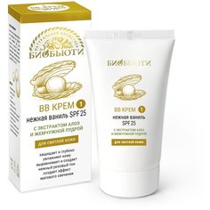 Биобьюти BB Крем, SPF 25, 50 мл, оттенок: №1 нежная ваниль