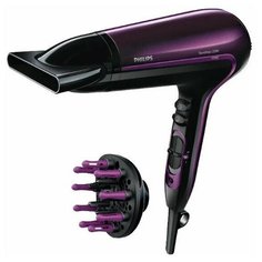 Фен Philips HP8233 ThermoProtect Ionic, черный/фиолетовый