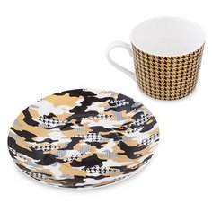 Чашка с блюдцем Камуфляж (Stechcol) SL-18 113-451818