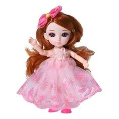 Кукла шарнирная Funky Toys Малышка Лили, с расческой, 16 см 72001