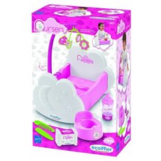 Игровой набор Ecoiffier Кроватка с аксессуарами 2873