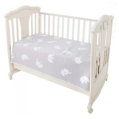 Одеяло Ермошка Слоники 57-8ЕТ Ж/ПРЕМИУМ 140x100 см серый