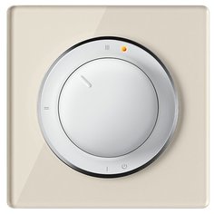 Терморегулятор OneKeyElectro c WiFi ОКЕ-10, стеклянная рамка, цвет бежевый