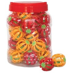 Набор игрушек для кошек Triol "Эллипс-погремушка", 4,5 см (32 штуки)