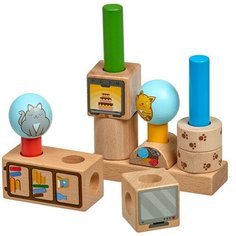 Сортер-пирамидка "Игривые кошки" Lucy & Leo