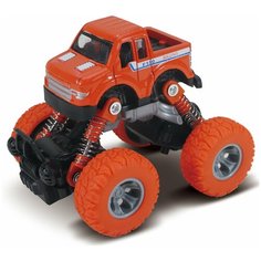 Машинка Funky Toys Die-cast, инерционный механизм, рессоры, оранжевая, 1:46 61074