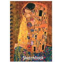 Скетчбук. А5. Климт. Поцелуй. Попурри