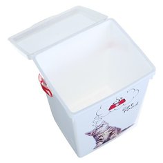 Контейнер для кошачьего корма Полимербыт "Кошки", 5 л