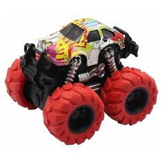 Машинка гоночная Funky Toys Die-cast, 4*4, фрикционная, двойной реверс, красные колеса 61039