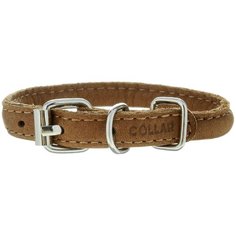 Ошейник collar soft 22306 для длинношерстных собак коричневый 6 мм* 17-20см, (2 шт)