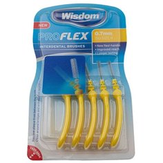 Набор ершиков Wisdom Proflex Interdental Brush Yellow 0.70