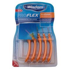 Набор ершиков Wisdom Proflex Interdental Brush Orange 0.45