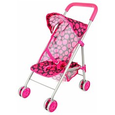 Прогулочная коляска Amico 58966 малиновый/черный