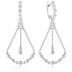 Бронницкий Ювелир Серьги из белого золота 66319489000