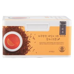 APIEU Набор увлажняющих тканевых масок Daily Sheet Mask Black Tea Hydrating с экстрактом черного чая, 570 г, 33 шт.
