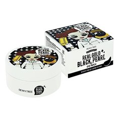 Dewytree Маска для контура глаз гидрогелевая с экстрактом черного жемчуга Real Gold Black Pearl eye patch, 60 шт.