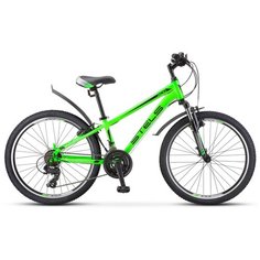 Подростковый горный (MTB) велосипед STELS Navigator 400 V 24 F010 (2019) зеленый 12" (требует финальной сборки)