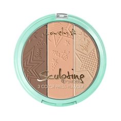 Lovely Палетка для скульптурирования лица Sculpting Powder 03