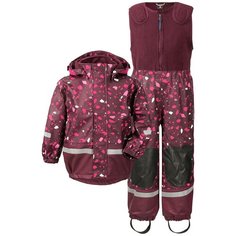 Комплект с полукомбинезоном Didriksons Boardman 503530 размер 100, сливовый