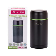 Термос пищевой Kamille 1000мл. из нержавеющей стали
