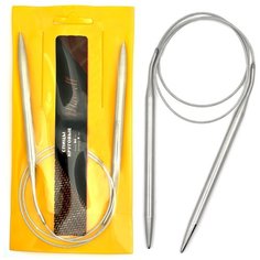 Спицы для вязания круговые Maxwell, металл 80-80 d=8,0 мм 80 см