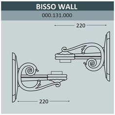 Консоль для паркового фонаря FUMAGALLI BISSO WALL 000.131.000.A0
