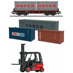 Дополнение к стартовому набору железной дороги "Контейнерная логистика", (1:87, HO) арт. 078452 Marklin