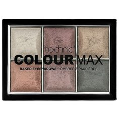 Technic Палетка теней для век Colourmax Baked Eyeshadows 06 treasure chest