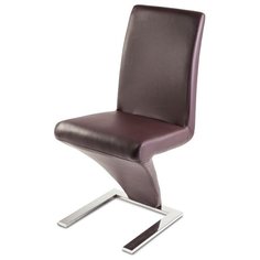 Стул ТМ дэфо SEETA NEW экокожа, коричневый