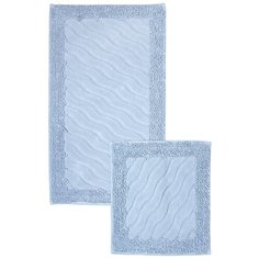 Набор ковриков для ванной комнаты "Волна",светло-серый Arloni