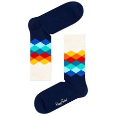 Носки Happy Socks Faded Diamond Sock FD01, размер 41-46, 105