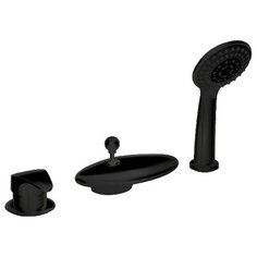 Смеситель Bravat Niagara Black F5140197BM-RUS на борт ванны