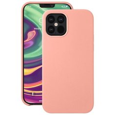 Чехол для Apple iPhone 12\12 Pro Deppa Liquid Silicone розовый
