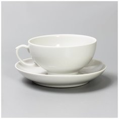 Чашка с блюдцем Daribo Premium porcelain Ruby 220 мл DA20304