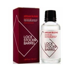 Lock stock barrel argan blend shave oil, аргановое масло для бритья и ухода за бородой, 50 мл